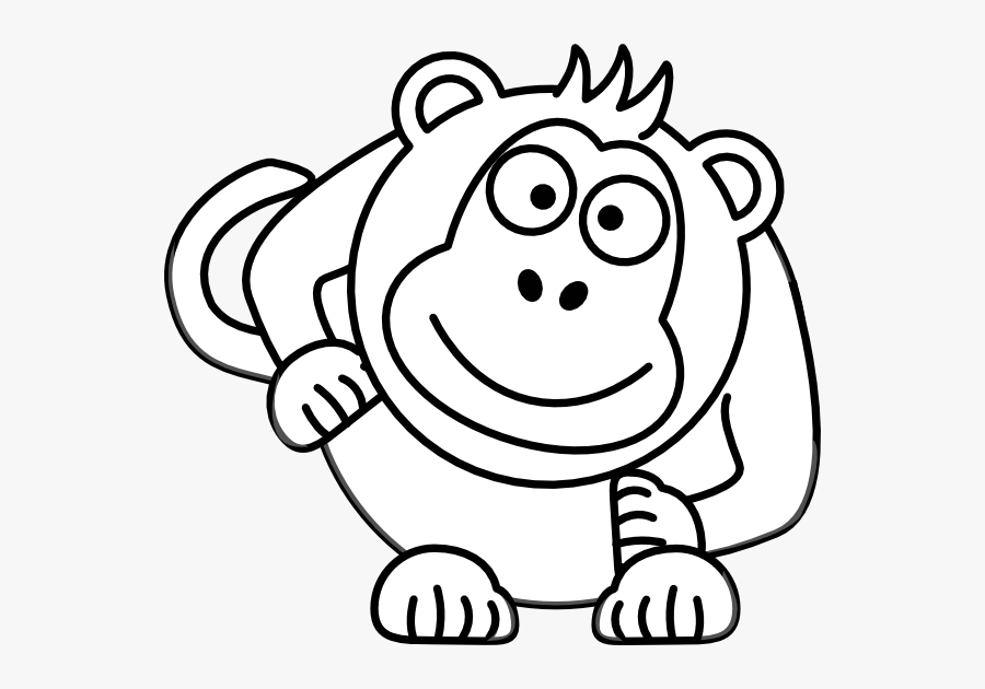 Awesome Monakhhhhh Clip Art At Vector Clip Art - Black And White Simple Cartoon, Transparent Clipart