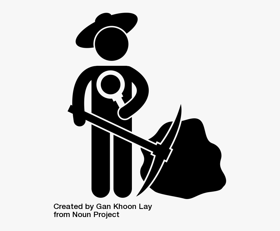 Jobs Money Clipart Black And White - Archaeologist Clipart Black And White, Transparent Clipart