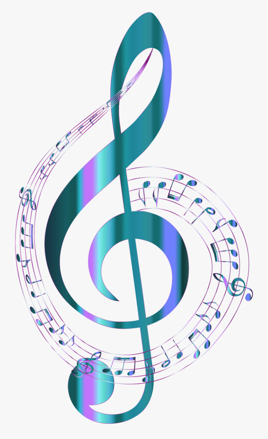 Symbol,body Jewelry,circle - Transparent Background Music Notes, Transparent Clipart