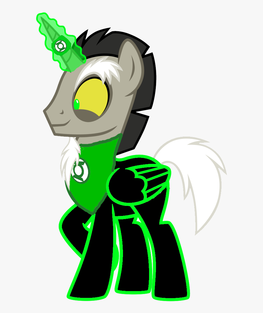 Discord Pony The Green Lantern By Motownwarrior01-da4n3tj - My Little Pony: Friendship Is Magic, Transparent Clipart