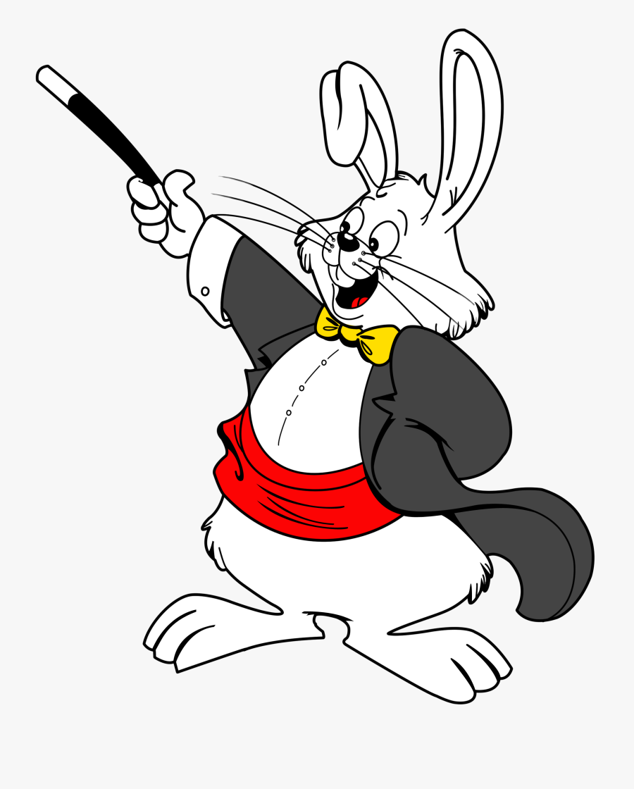 Rabbit Hare Magic Clip Art - Rabbit Magic Png, Transparent Clipart
