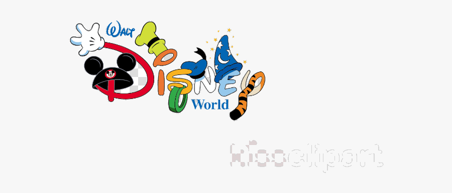 Disney World Clipart Magic Kingdom Disneyland Clip - Walt Disney World Writing, Transparent Clipart