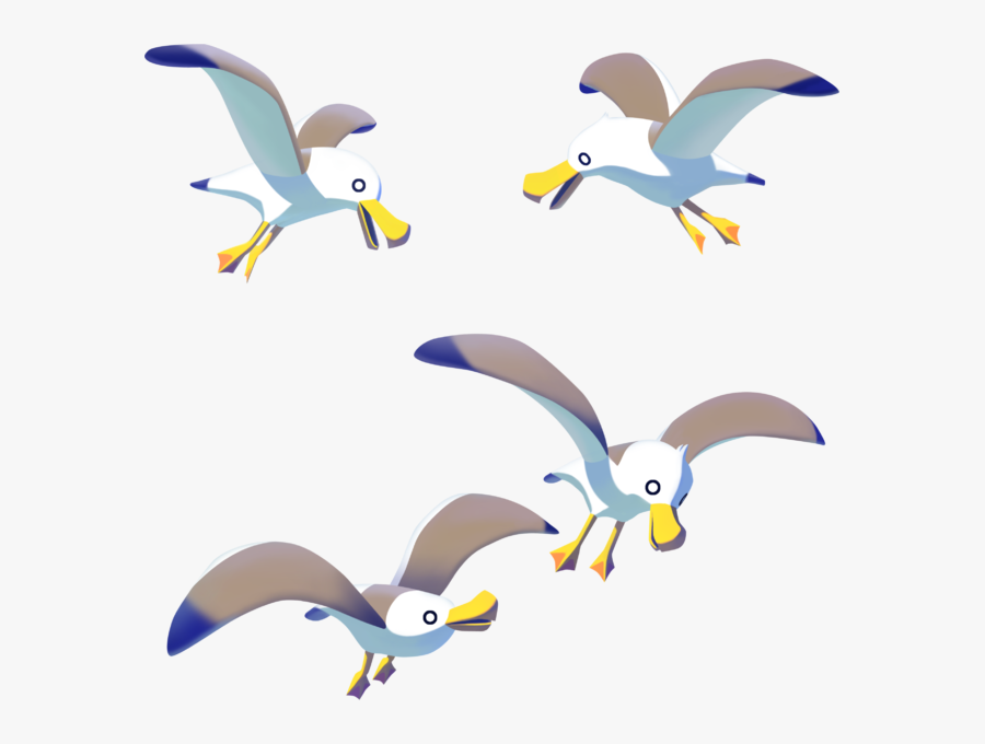 Clip Art Seagulls Image - Legend Of Zelda Wind Waker Seagulls, Transparent Clipart