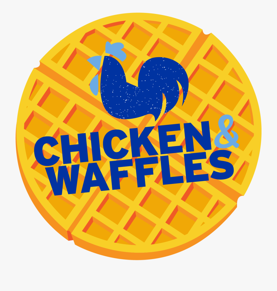 Chicken And Waffles - Rooster, Transparent Clipart