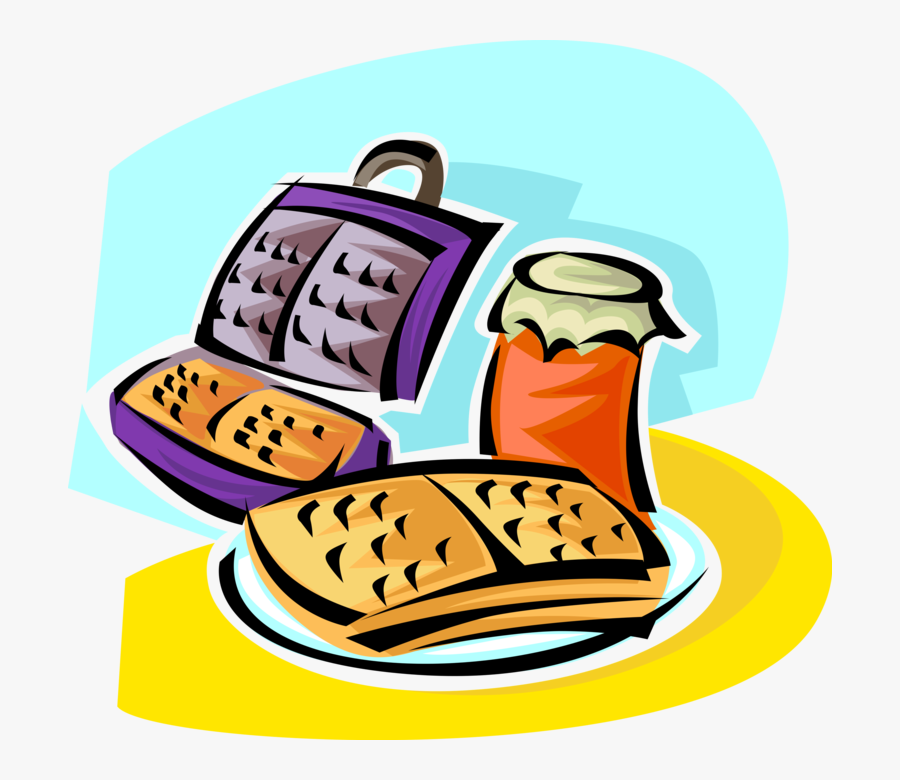 Transparent Breakfast Clipart Png - Waffeleisen Clipart, Transparent Clipart