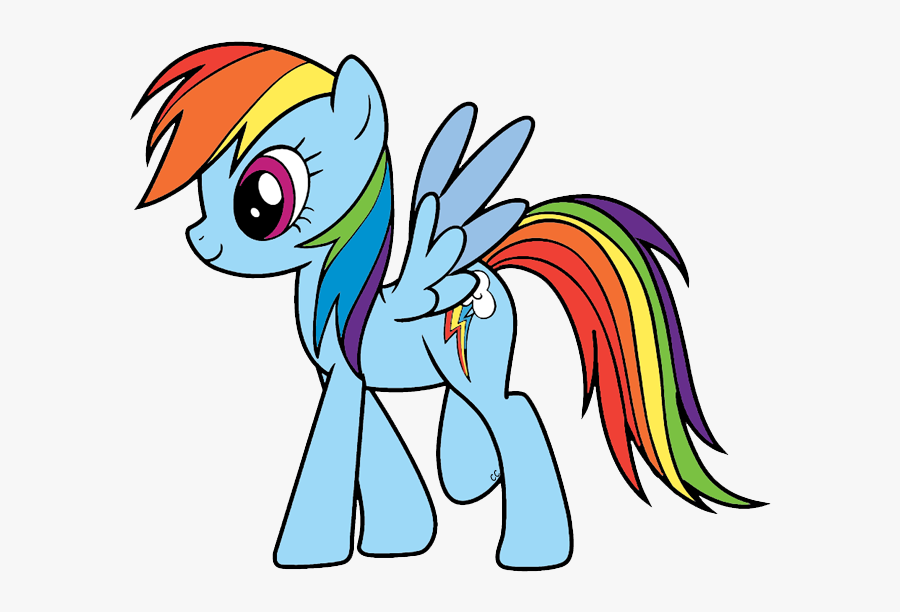 My Little Pony Friendship Is Magic Clip Art Image - Rainbow Dash My Little Pony Colouring Pages, Transparent Clipart