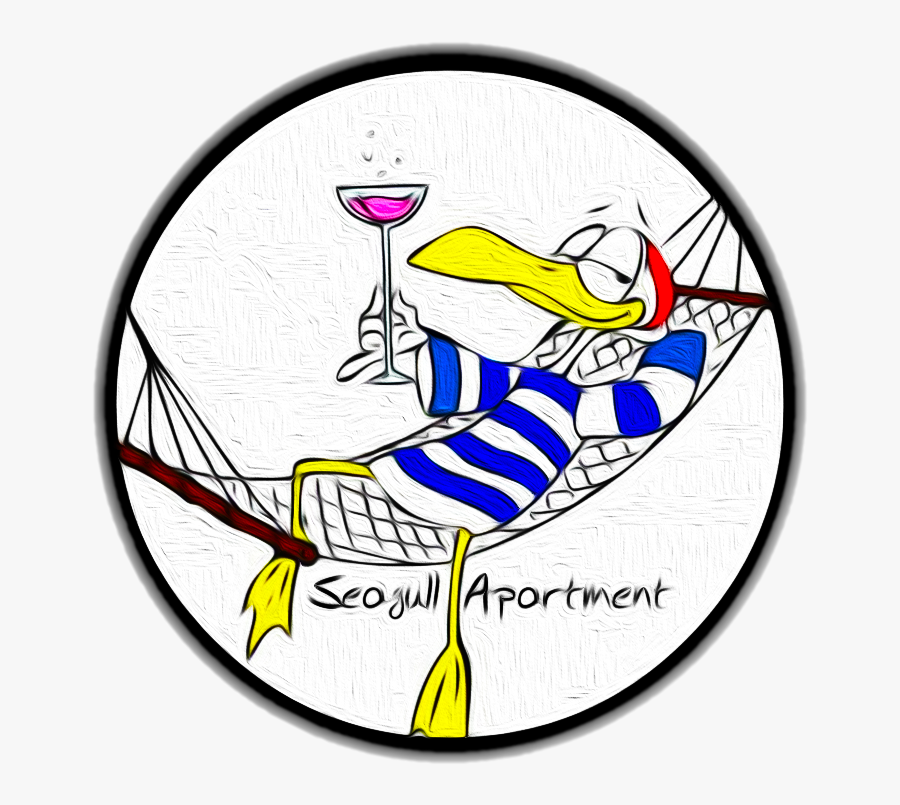 Seagull Clipart , Png Download - Resting Cartoon, Transparent Clipart