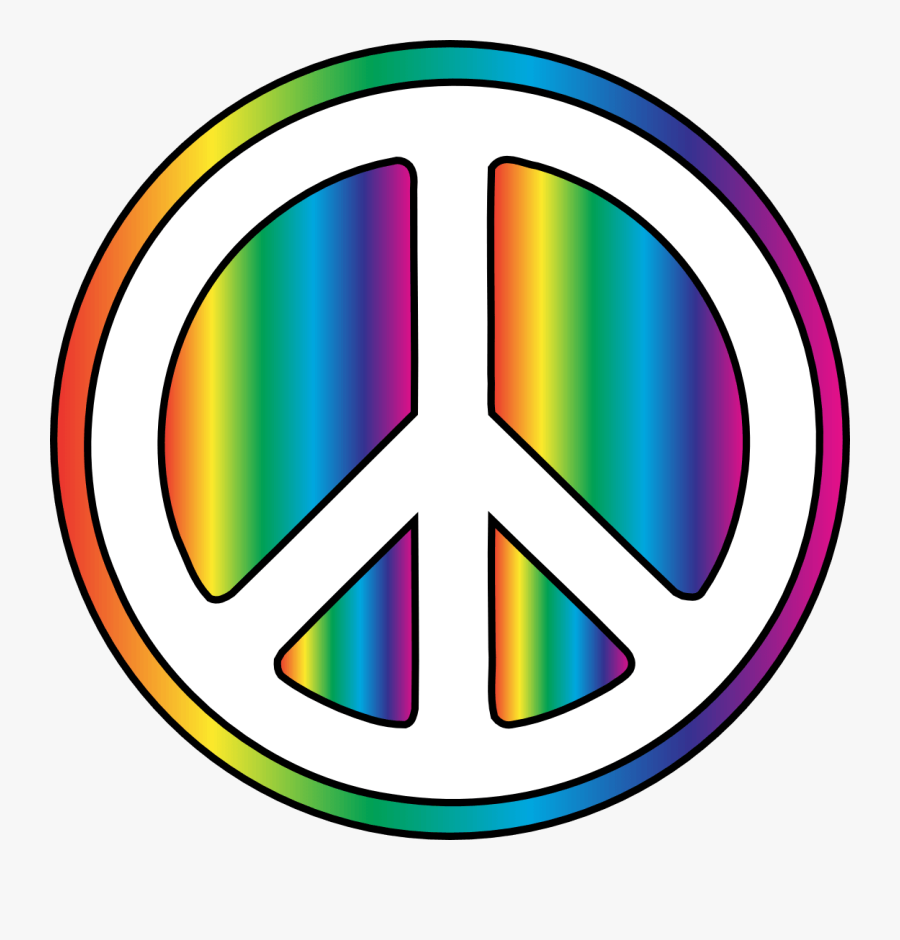 Free Peace Sign Clip Art Clipart Image - Peace Sign Transparent Background, Transparent Clipart
