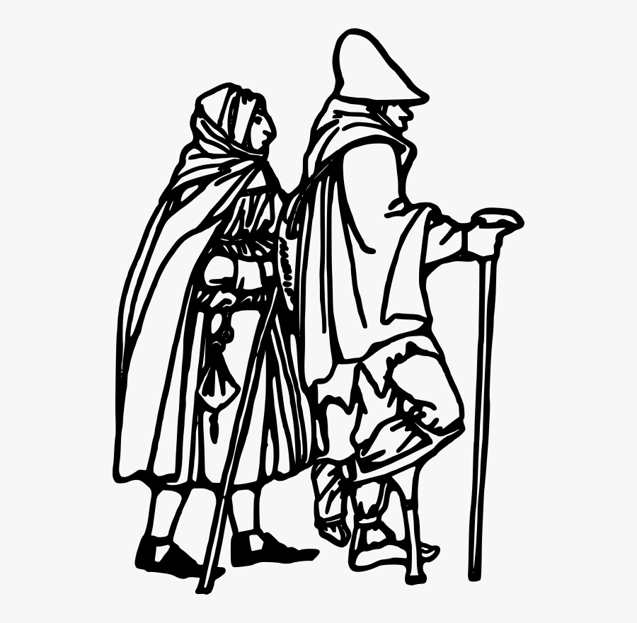Line Art,art,human Behavior - Poor People Black And White Clip Art, Transparent Clipart