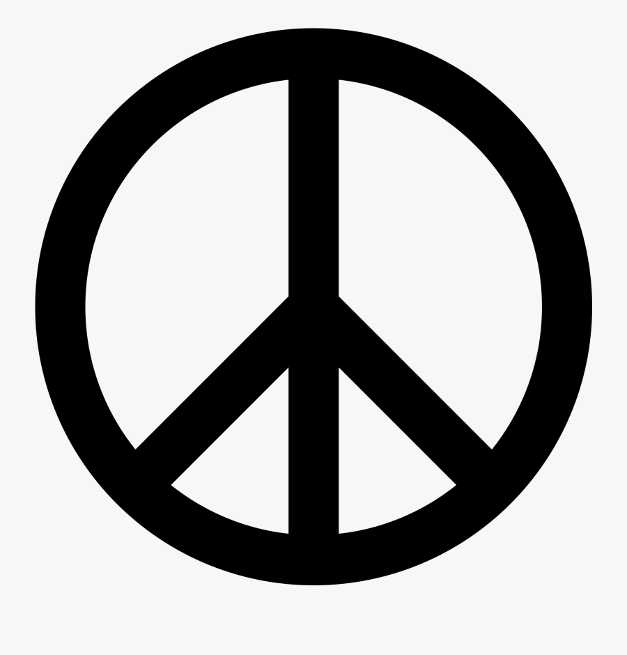 Peace Sign Templates Clipart - Peace Symbol Clipart, Transparent Clipart