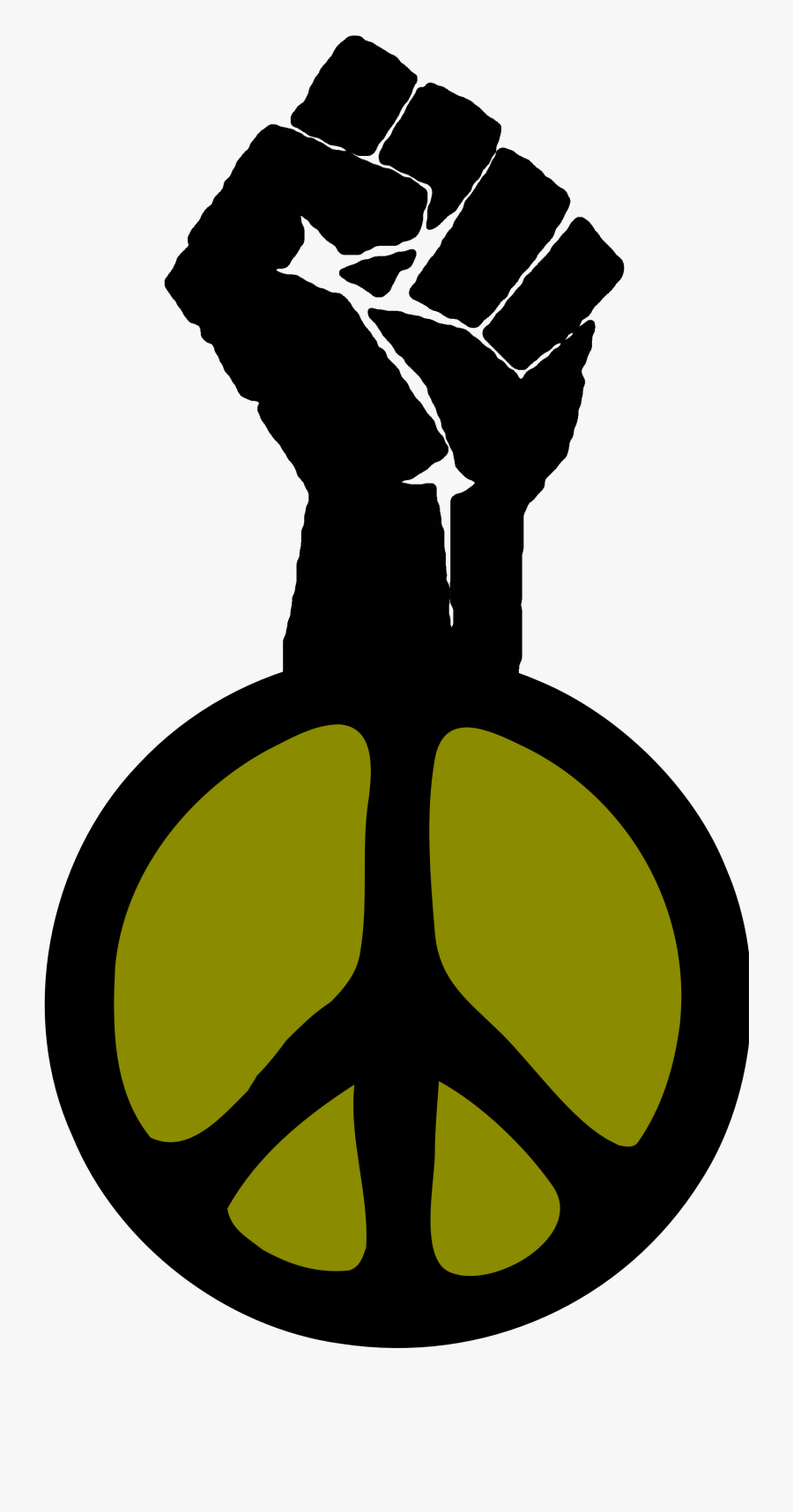 Peace Sign Clipart Social Justice - Symbol Of Peace And Justice, Transparent Clipart
