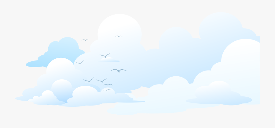 Brand Sky Blue Seagull - Animated Transparent Background Cloud Png, Transparent Clipart