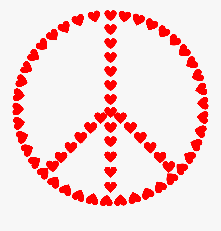 Clipart Peace Sign Love - Cute Peace Sign Clipart, Transparent Clipart