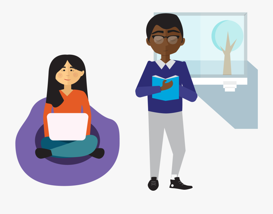 Transparent Group Of People Talking Clipart - Cartoon, Transparent Clipart