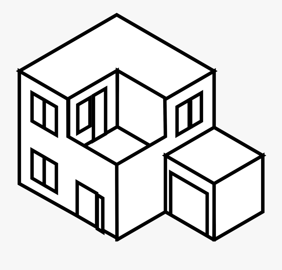 House Vector Art, Transparent Clipart
