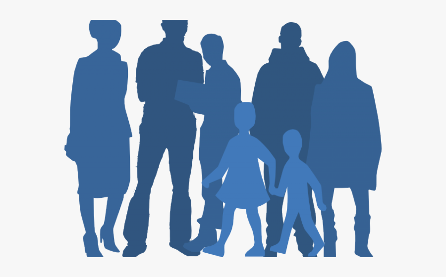 Transparent Group Of People Waving Goodbye Clipart - Free Clipart Of People Silhouette, Transparent Clipart