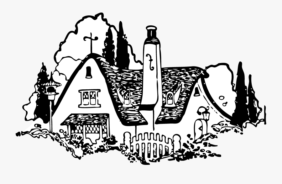 Vintage House Clip Art - Matilda Book Comprehension Test, Transparent Clipart