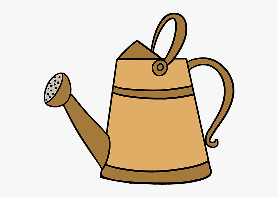 How To Draw Watering Can - Draw A Watering Can, Transparent Clipart