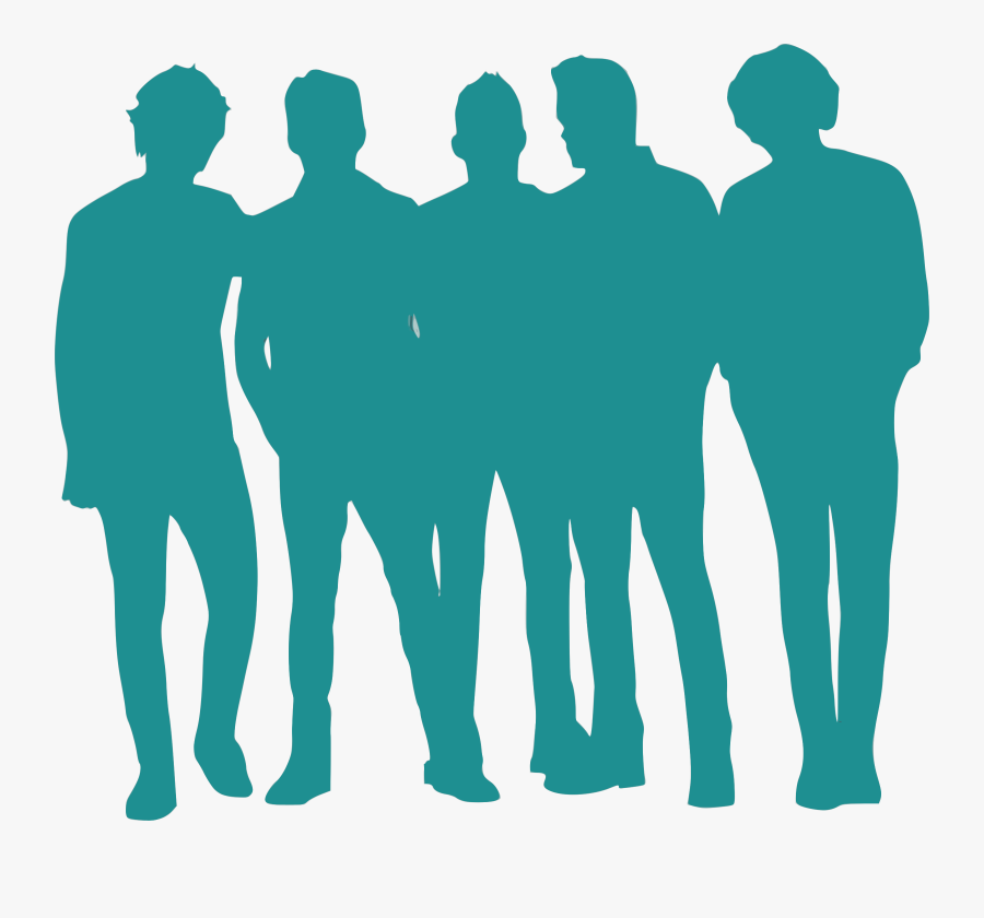 Clip Freeuse Library Silhouette At Getdrawings Com - Group Silhouette People Icon, Transparent Clipart