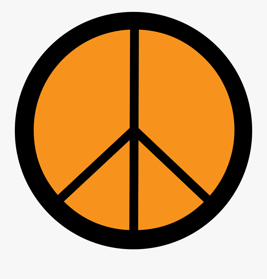 Peace Clip Art Free - Circle With A Line Symbols, Transparent Clipart