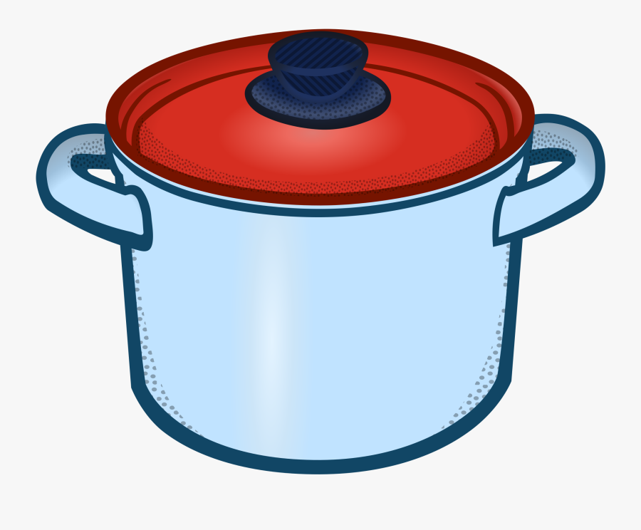 Clipart - Cooking Pot Clipart Black And White, Transparent Clipart