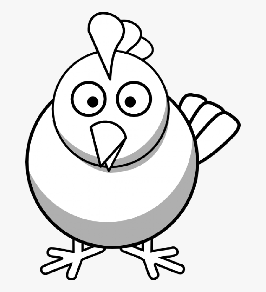 Permalink To Chicken Clipart Black And White House - Black And White Clip Art Chicken, Transparent Clipart