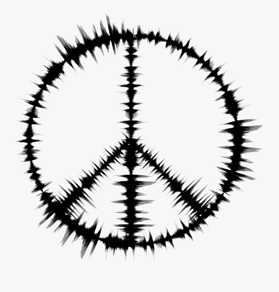 Clipart Waves Peace Sign - Peace Sign Clipart, Transparent Clipart