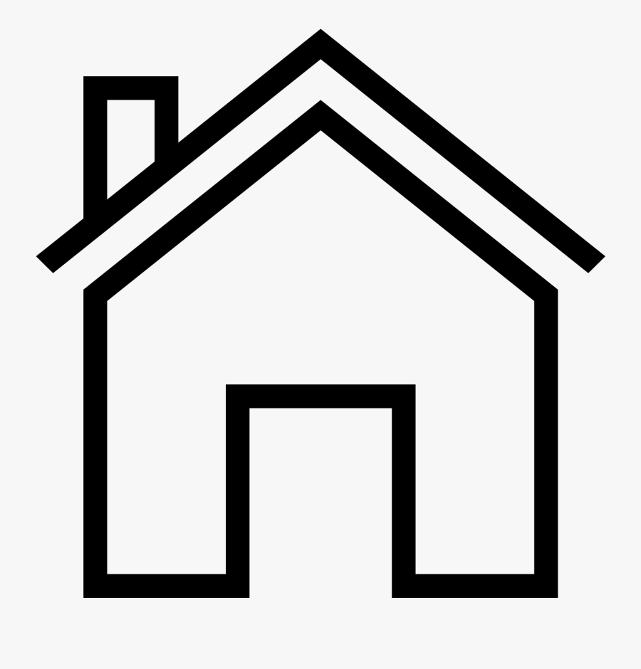 Home Outline Images Home Pictures, Home Outline - Transparent Background Home Icon, Transparent Clipart