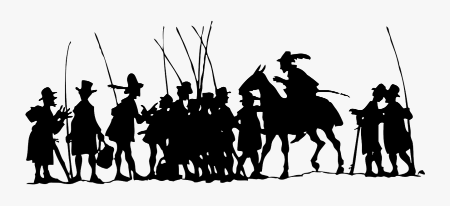 People Silhouette Horse Fighting Png Image - Group Of People Fighting Clipart, Transparent Clipart