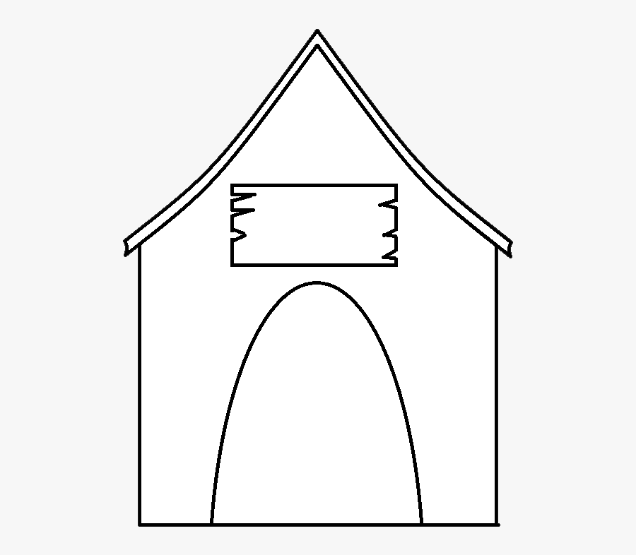 Black And White Dog House Clipart, Transparent Clipart