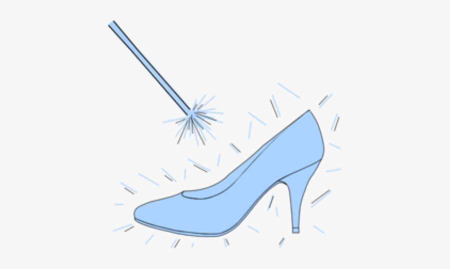 Clip Art Cinderella Glass Slipper, Transparent Clipart