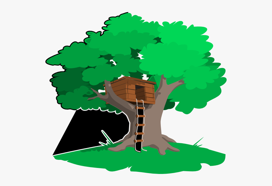 Clip Art Banner Stock Techflourish Collections - Magic Tree House Tree House, Transparent Clipart