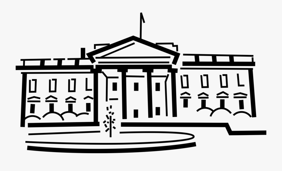 Transparent White House Clipart - Casa Branca Png, Transparent Clipart