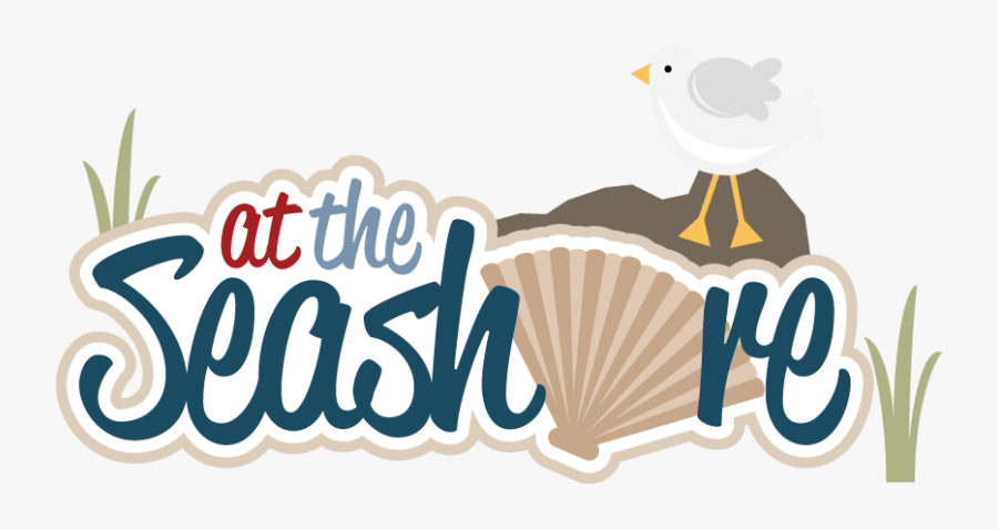 Seashell Title, Transparent Clipart