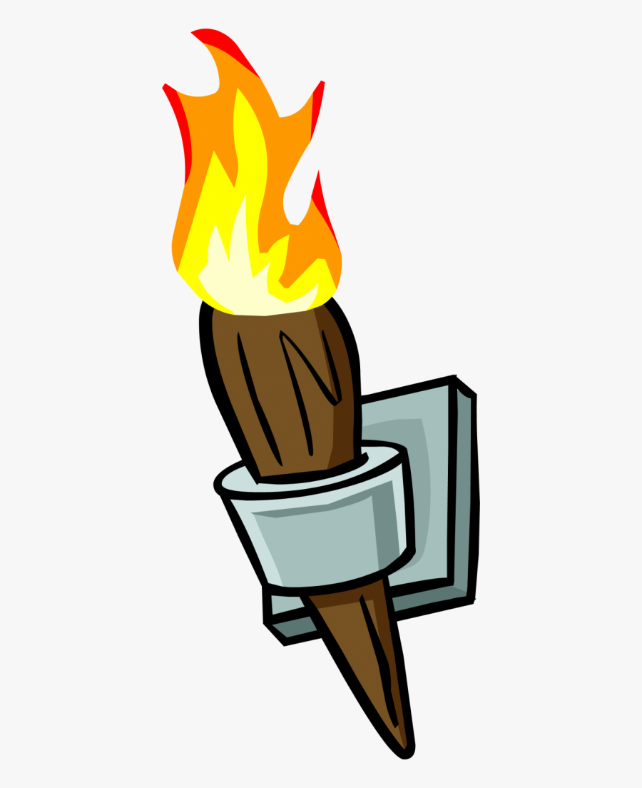 Wall Torch Png, Transparent Clipart
