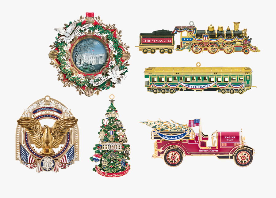 President Clipart Whitehouse - White House Christmas Ornament 2017, Transparent Clipart