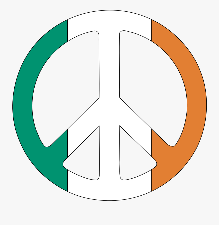 Free Peace Sign To Use Resource Clipart - Ireland Flag Peace Symbol, Transparent Clipart
