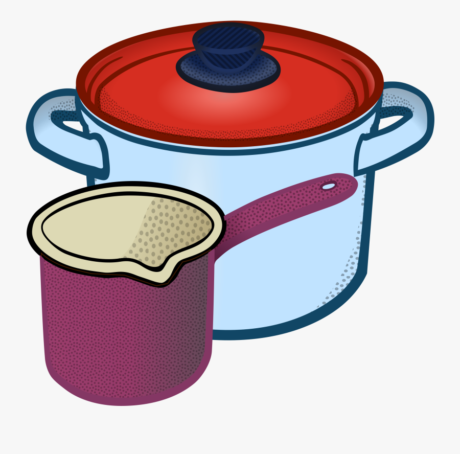 Stock Pots Olla Flowerpot Drawing Cooking - Cooking Pot Clipart Black And White, Transparent Clipart