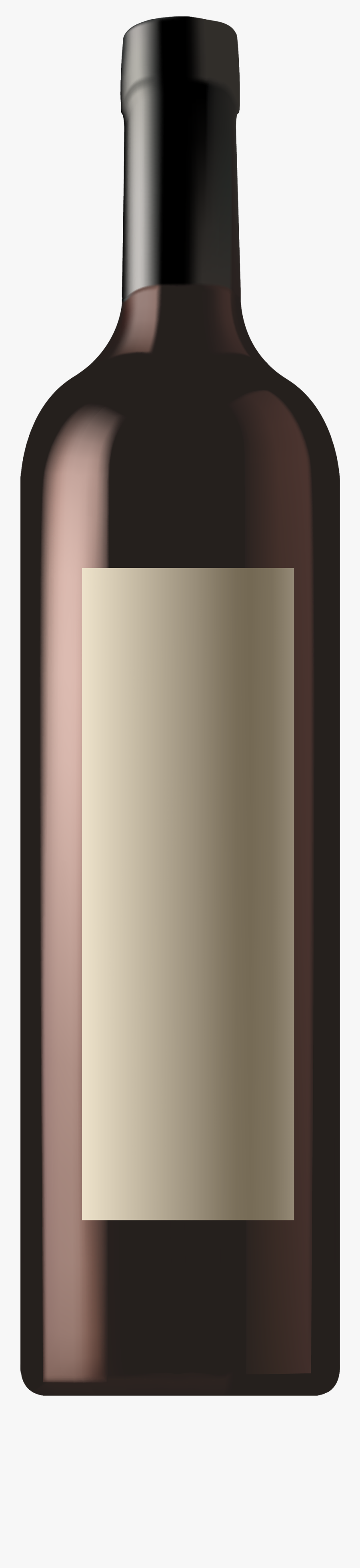 Exclusive Bottle Clipart Beer Clip Art Free Silhouette - Wine Bottle Graphic Transparent, Transparent Clipart