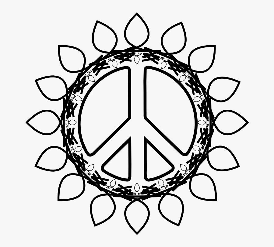 Peace Sign Drawing - Draw A Peace Sign, Transparent Clipart