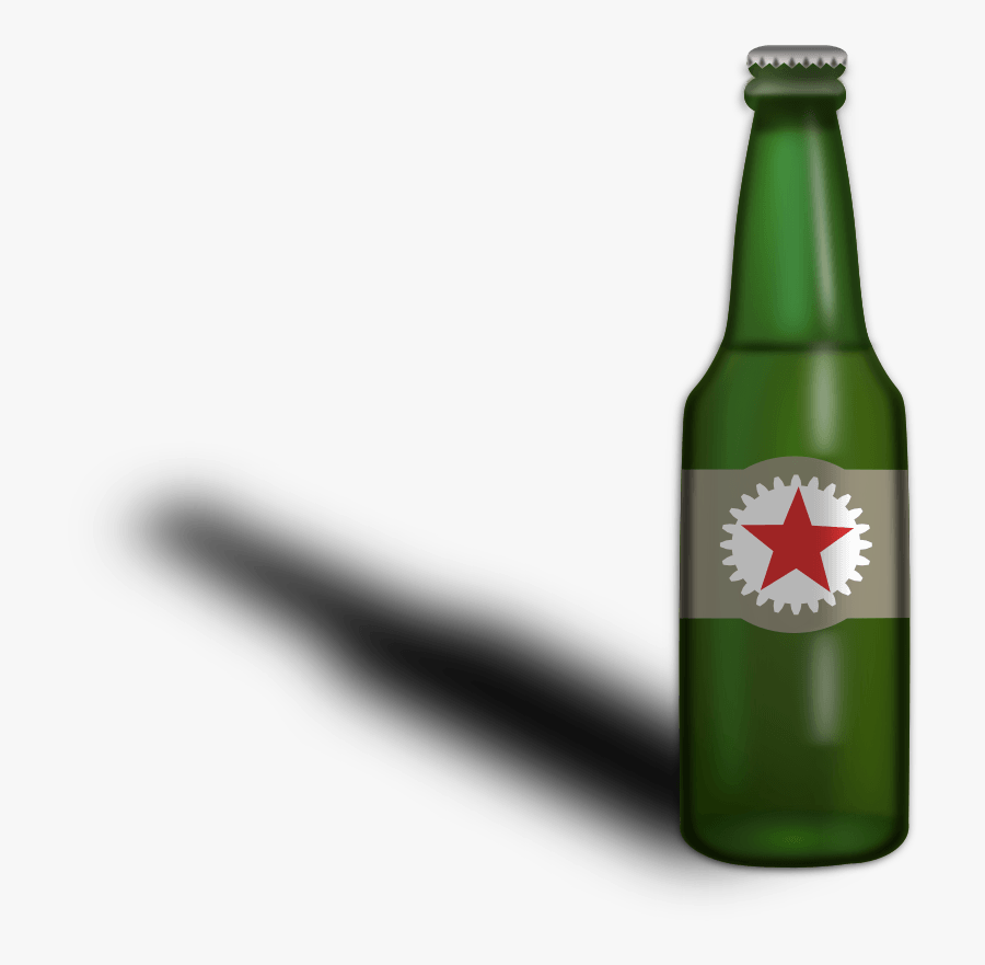 Beer, Bottle, Beverages, Glass, Alcohol, Party - Green Beer Bottle Clipart, Transparent Clipart