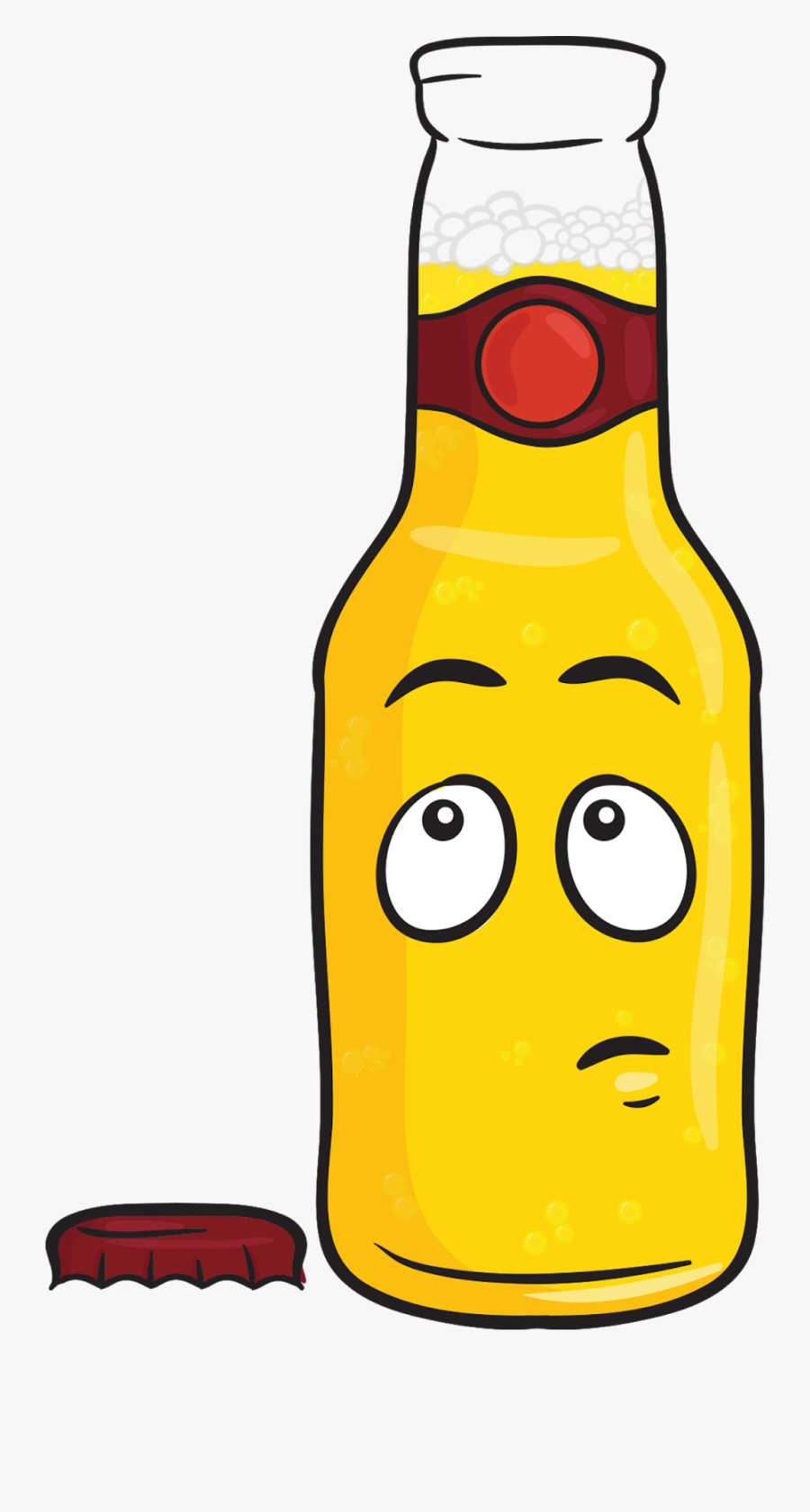 Friday, November 16, - Cartoon Beer Bottle Png, Transparent Clipart