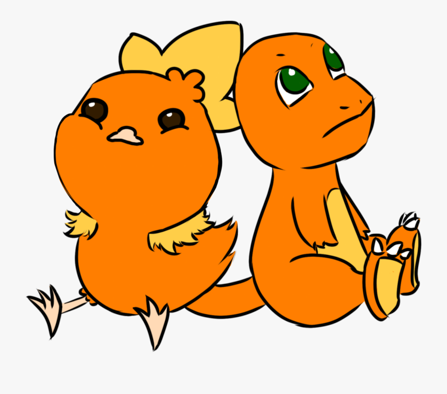 Torch And Charmander Spend A Lot Of Time Looking At - Cartoon, Transparent Clipart