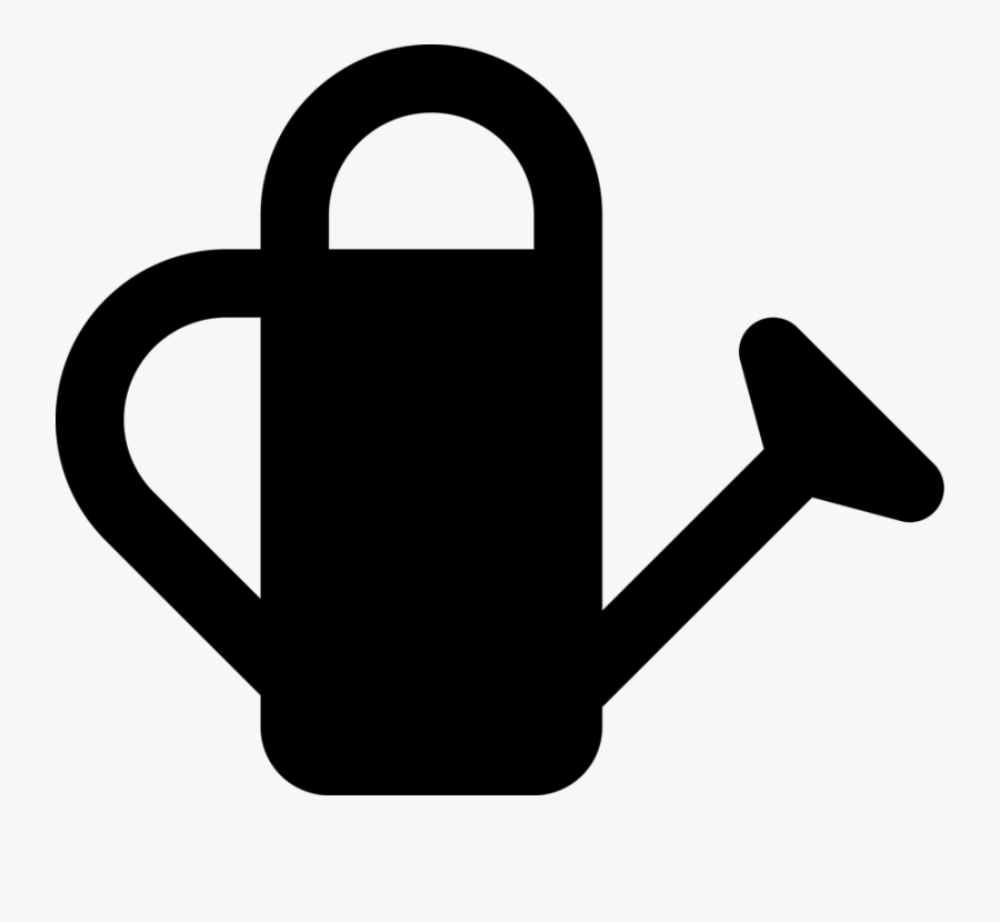 Silhouette,padlock,line - Alat Penyiram Tanaman Vektor, Transparent Clipart