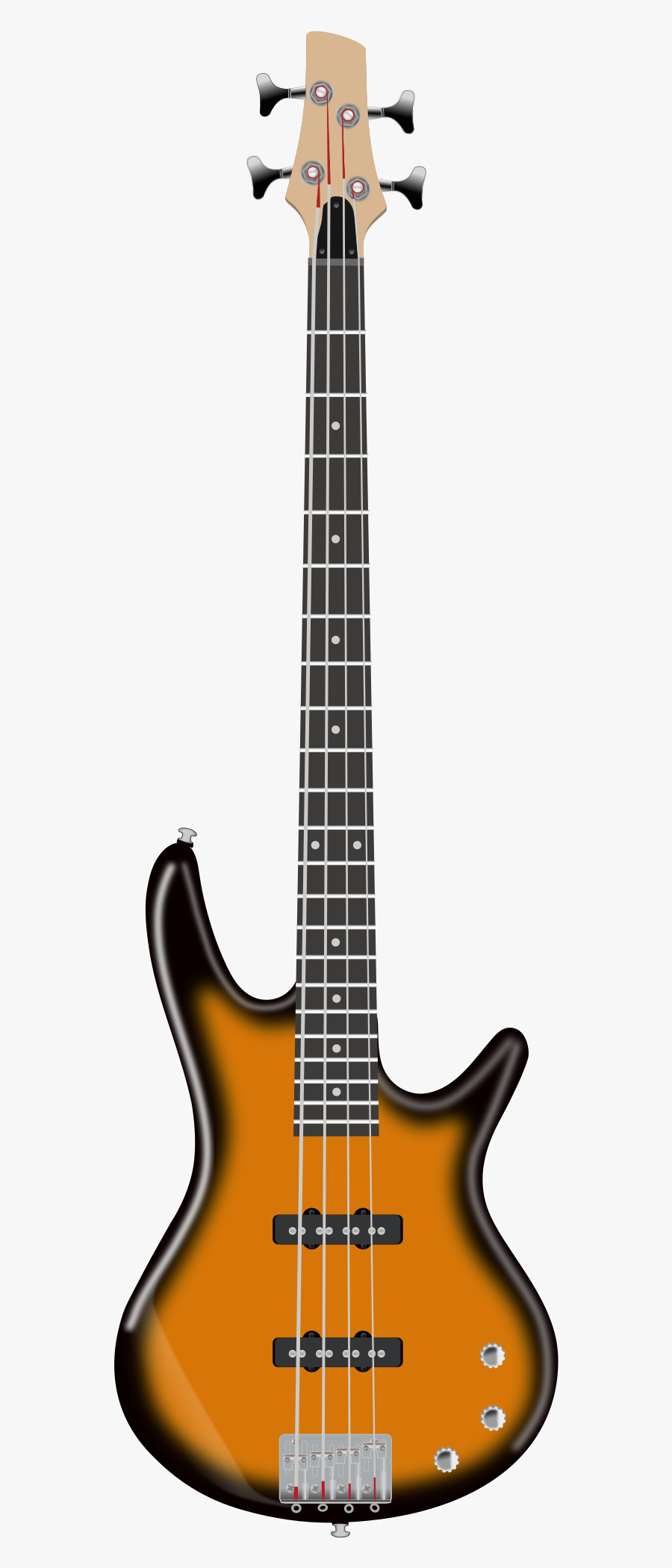Electric Transparent Free Download - Electric Bass Guitar Clipart, Transparent Clipart