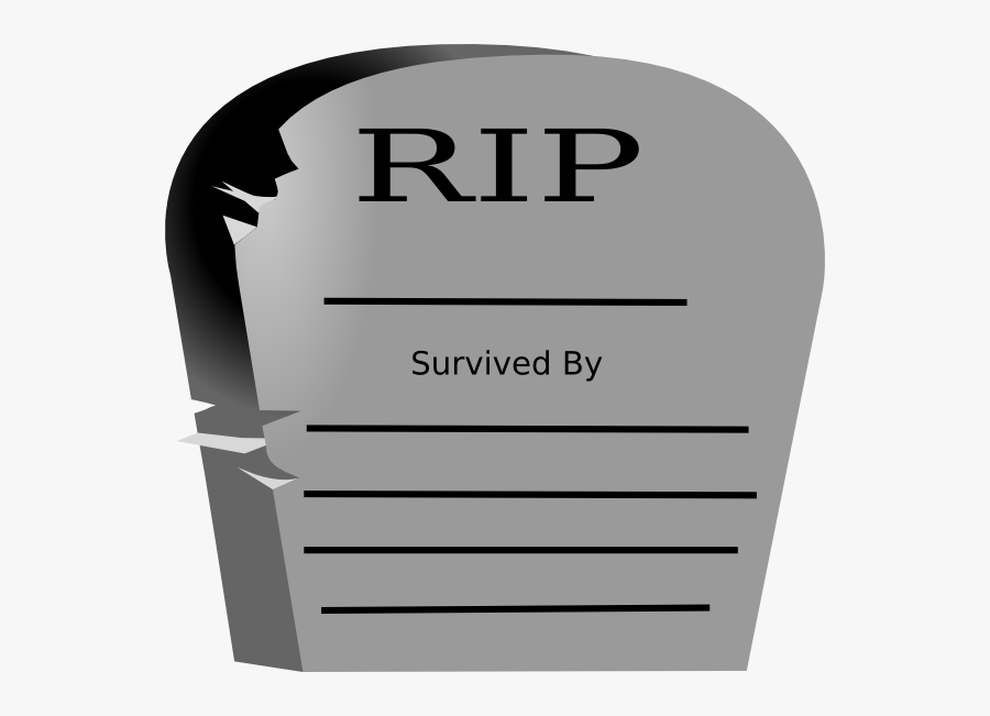 Draw A Rest In Peace Stone, Transparent Clipart
