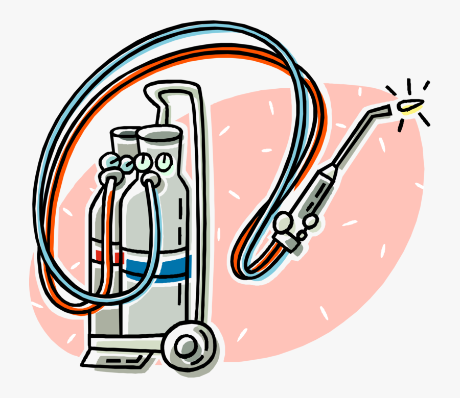 Oxy Acetylene Welding Torch - Gas Cutting And Welding, Transparent Clipart