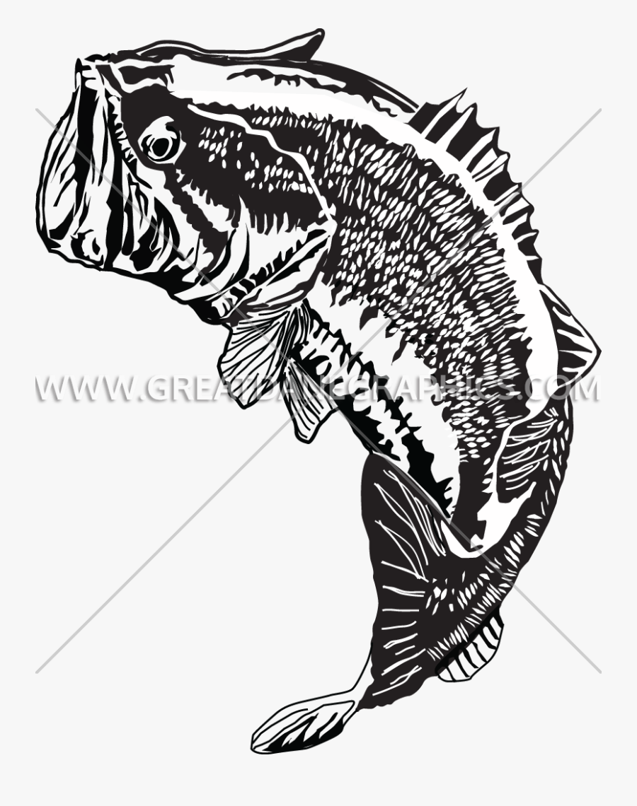 Transparent Fish Clipart Black And White, Transparent Clipart