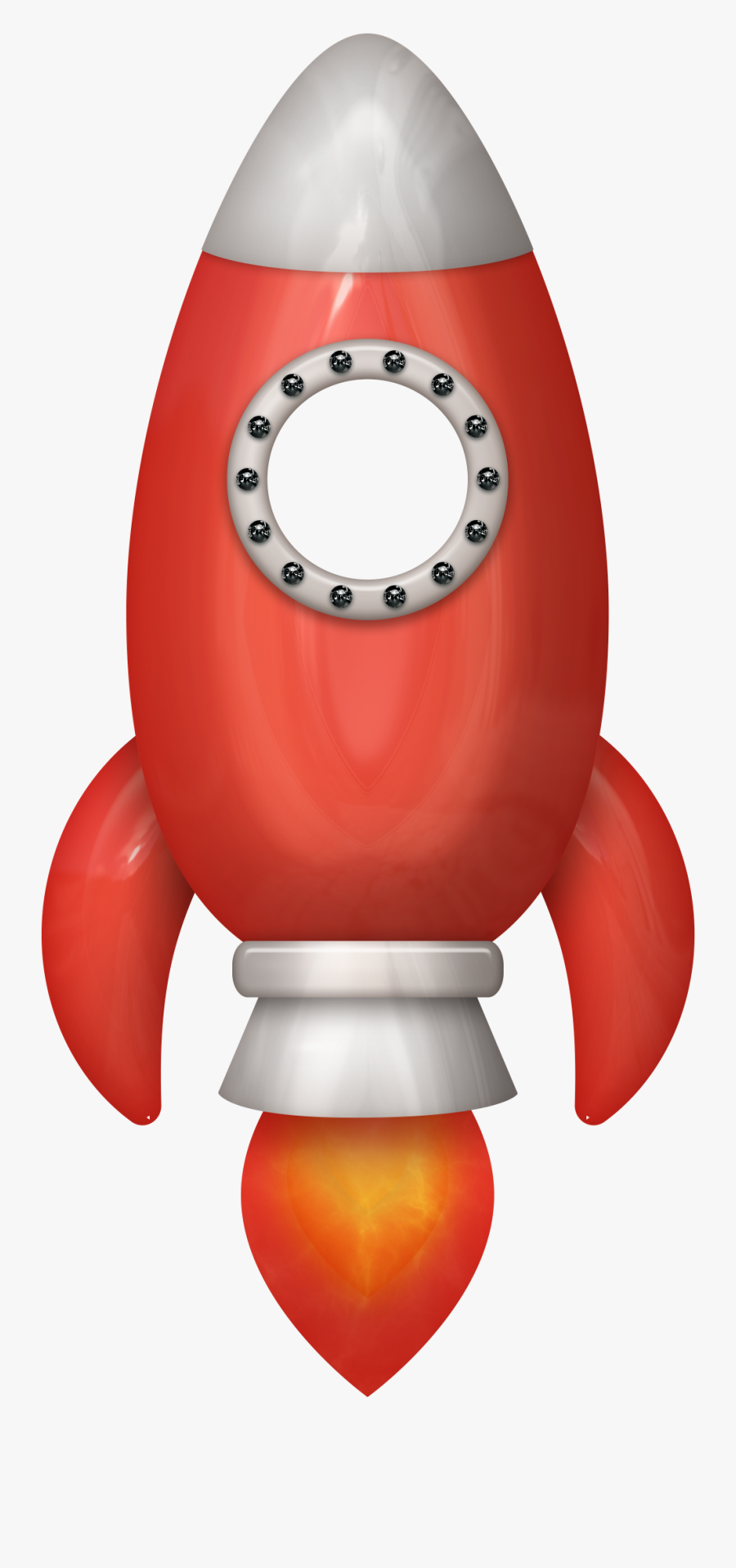 Outer Space Watercolor Painting Vacation Bible School - Rocket Ship With Window, Transparent Clipart