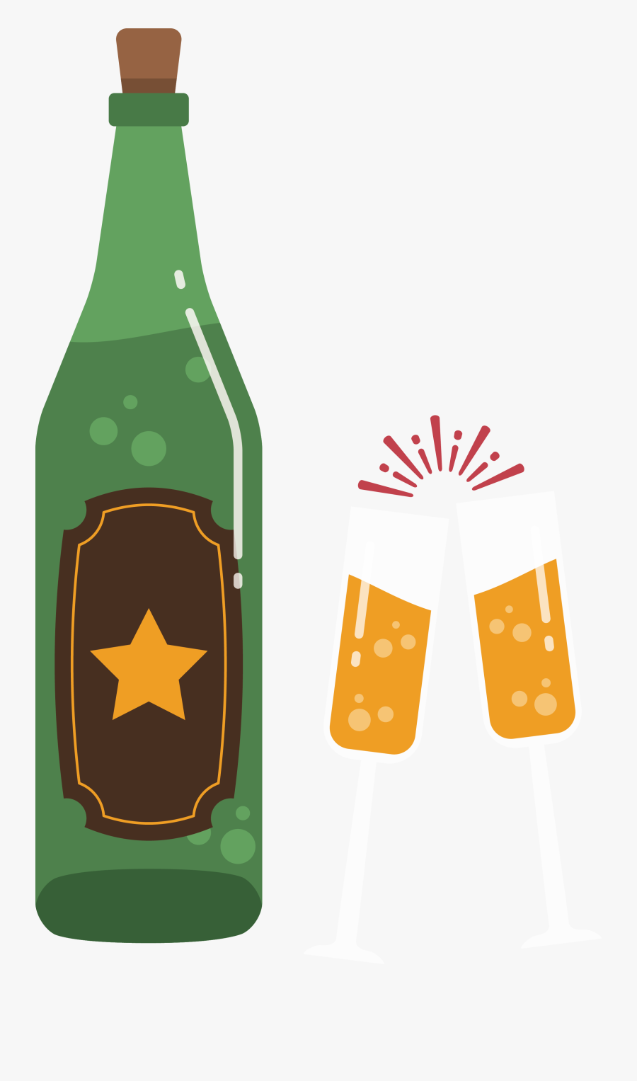 Plastic Bottles Clipart Broken Glass Bottle - Broken Beer Bottle Transparent, Transparent Clipart